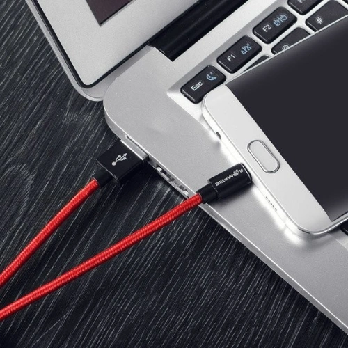 Kup Kabel Micro USB do smartfonů BlitzWolf BW-MC2, 1,8 metru, černý - BLZ071BLK - {ean13} - Sklep Home Screen