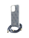 Kup Etui Guess GUHCP15XHC4SEB Apple iPhone 15 Pro Max hardcase Crossbody Cord 4G Print niebieski/blue - GUE3096 - {ean13} - Sklep Home Screen