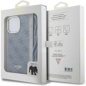 Kup Etui Guess GUHCP15XHC4SEB Apple iPhone 15 Pro Max hardcase Crossbody Cord 4G Print modrý/blue - GUE3096 - {ean13} - Sklep Home Screen