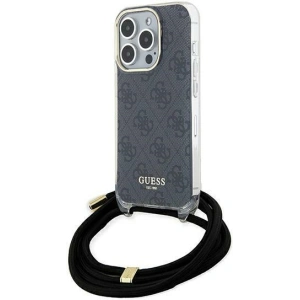 Kup Guess Apple Husă GUHCP15XHC4SEK iPhone 15 Pro Max hardcase Crossbody Cord 4G Print negru/negru - GUE3097 - {ean13} - Sklep Home Screen