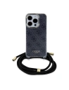 Kup Etui Guess GUHCP15XHC4SEK Apple iPhone 15 Pro Max kemény tok Crossbody Cord 4G Print fekete/black - GUE3097 - {ean13} - Sklep Home Screen