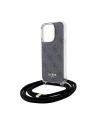 Kup Etui Guess GUHCP15XHC4SEK Apple iPhone 15 Pro Max kemény tok Crossbody Cord 4G Print fekete/black - GUE3097 - {ean13} - Sklep Home Screen