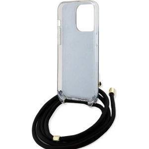 Kup Etui Guess GUHCP15XHC4SEK Apple iPhone 15 Pro Max kemény tok Crossbody Cord 4G Print fekete/black - GUE3097 - {ean13} - Sklep Home Screen