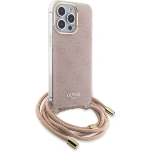 Kup Etui Guess GUHCP15XHC4SEP Apple iPhone 15 Pro Max hardcase Crossbody Cord 4G Print różowy/pink - GUE3098 - {ean13} - Sklep Home Screen