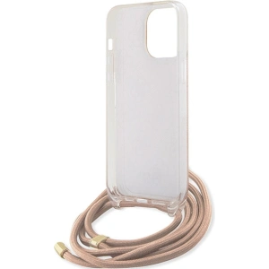 Kup Etui Guess GUHCP15XHC4SEP Apple iPhone 15 Pro Max hardcase Crossbody Cord 4G Print różowy/pink - GUE3098 - {ean13} - Sklep Home Screen