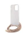 Buy Guess GUHCP15XHC4SEP Apple iPhone 15 Pro Max hardcase Crossbody Cord 4G Print pink - GUE3098 - {ean13} - Home Screen Store Europe