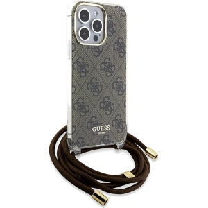 Kup Etui Guess GUHCP15XHC4SEW Apple iPhone 15 Pro Max hardcase Crossbody Cord 4G Print hnědý/brown - GUE3099 - {ean13} - Sklep Home Screen