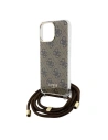 Kup Case Guess GUHCP15XHC4SEW Apple iPhone 15 Pro Max Hardcase Crossbody Cord 4G Print braun/brown - GUE3099 - {ean13} - Sklep Home Screen