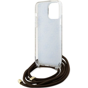 Kup Etui Guess GUHCP15XHC4SEW Apple iPhone 15 Pro Max hardcase Crossbody Cord 4G Print brązowy/brown - GUE3099 - {ean13} - Sklep Home Screen