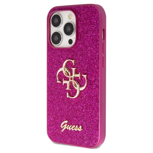 Kup Etui Guess GUHCP15XHG4SGU Apple iPhone 15 Pro Max hardcase Glitter Script Big 4G fioletowy/purple - GUE3100 - {ean13} - Sklep Home Screen