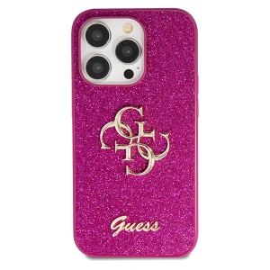 Buy Guess GUHCP15XHG4SGU Apple iPhone 15 Pro Max hardcase Glitter Script Big 4G purple - GUE3100 - {ean13} - Home Screen Store Europe