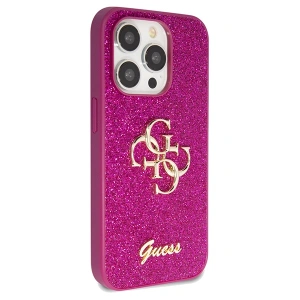 Buy Guess GUHCP15XHG4SGU Apple iPhone 15 Pro Max hardcase Glitter Script Big 4G purple - GUE3100 - {ean13} - Home Screen Store Europe