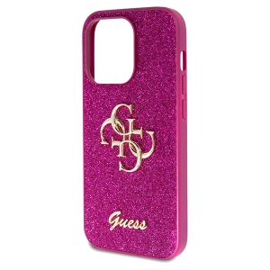 Buy Guess GUHCP15XHG4SGU Apple iPhone 15 Pro Max hardcase Glitter Script Big 4G purple - GUE3100 - {ean13} - Home Screen Store Europe