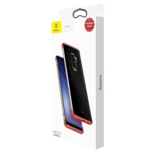 Kup Przezroczyste etui Baseus Armor Case do Samsung Galaxy S9 (czerwone) - BSU532RED - {ean13} - Sklep Home Screen