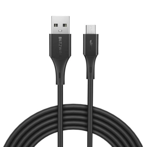 Kup Kabel Micro USB BlitzWolf BW-MC14 2A 1,8m (černý) - BLZ073BLK - {ean13} - Sklep Home Screen