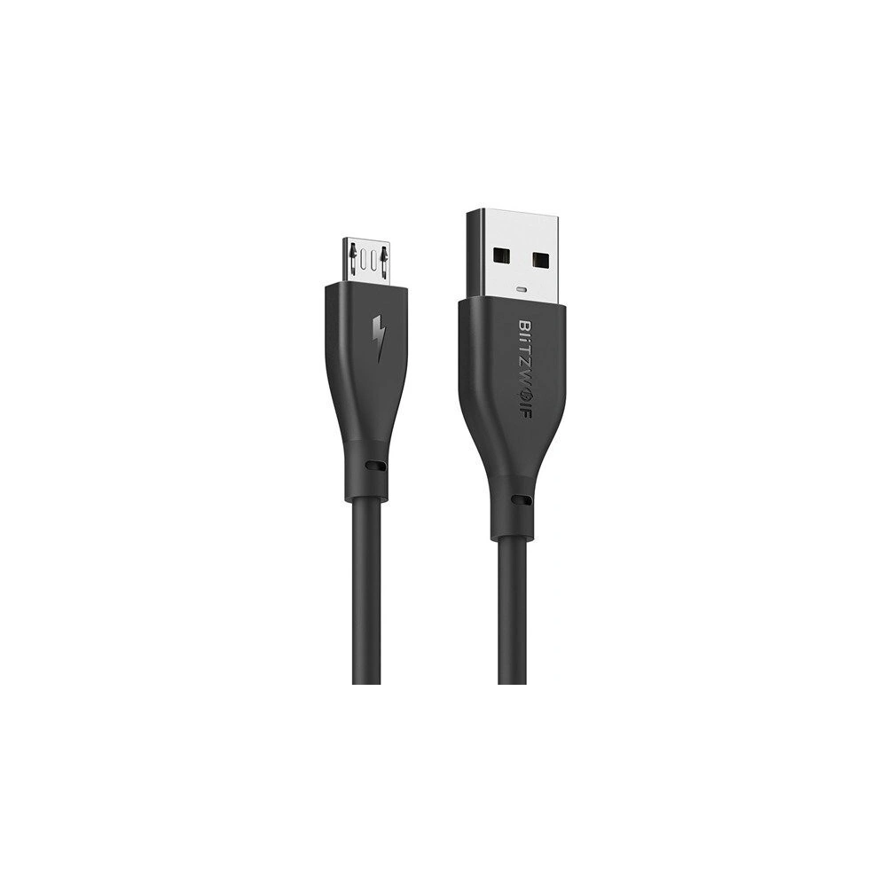 Kabel Micro USB BlitzWolf BW-MC14 2A 1,8m (czarny)