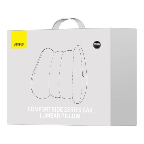 Buy Baseus ComfortRide Series silk car lumbar cushion (blue) - BSU4780 - {ean13} - Home Screen Store Europe