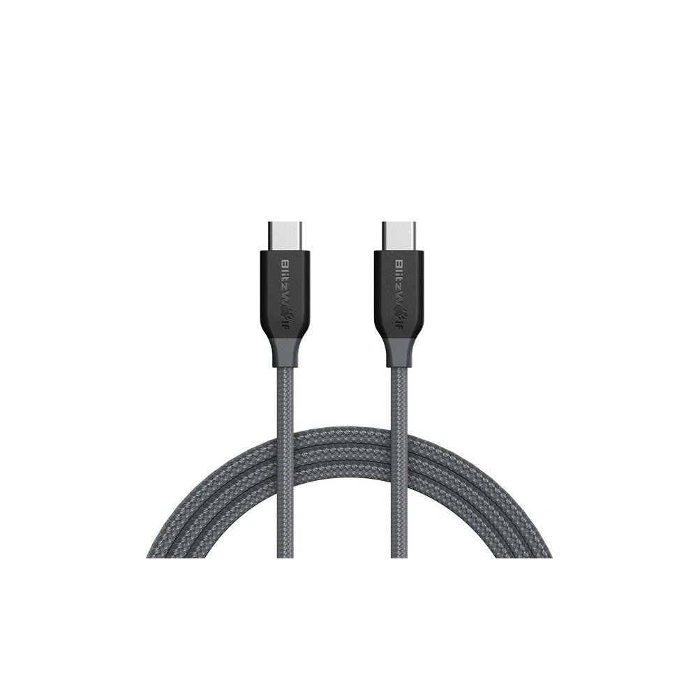 Kabel USB-C PD AmpCore BlitzWolf BW-TC4 1m (szary)