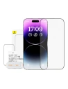 Baseus Apple Sticlă temperată cristalină anti-orbire iPhone 14 Pro