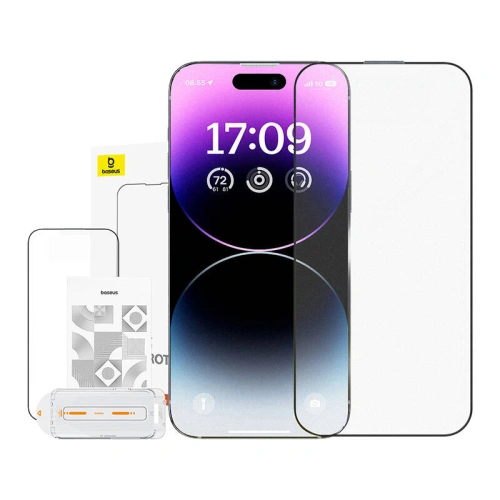 Kup Gehärtetes Glas Baseus Crystalline Anti-Glare Apple iPhone 14 Pro Max - BSU4788 - {ean13} - Sklep Home Screen