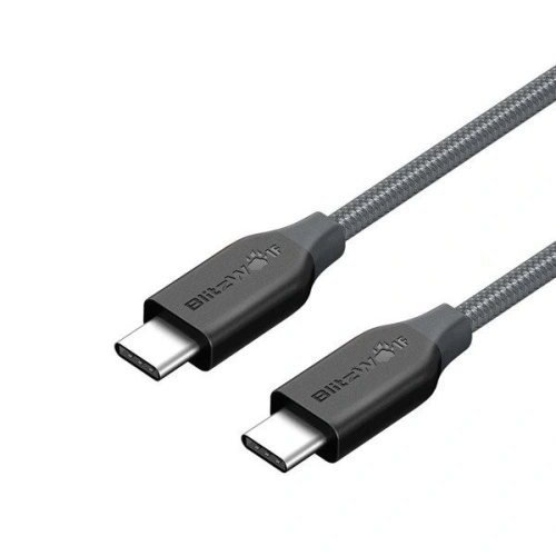 Kup BlitzWolf AmpCore USB-C PD Kabel BW-TC4 1m (grau) - BLZ074GRY - {ean13} - Sklep Home Screen