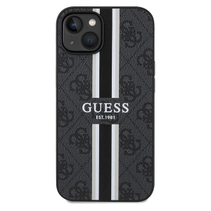 Kup Etui Guess GUHMP15SP4RPSK Apple iPhone 15 / 14 / 13 hardcase 4G tištěné pruhy MagSafe černé/black - GUE3104 - {ean13} - Sklep Home Screen