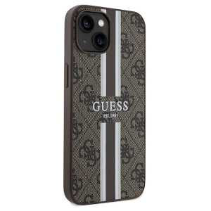 Kup Etui Guess GUHMP15SP4RPSW Apple iPhone 15 / 14 / 13 hardcase 4G Printed Stripes MagSafe barna/brown - GUE3105 - {ean13} - Sklep Home Screen