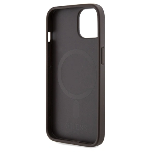 Kup Case Guess GUHMP15SP4RPSW Apple iPhone 15 / 14 / 13 Hardcase 4G Gedruckte Streifen MagSafe braun/brown - GUE3105 - {ean13} - Sklep Home Screen