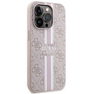 Kup Etui Guess GUHMP15XP4RPSP Apple iPhone 15 Pro Max hardcase 4G Printed Stripes MagSafe różowy/pink - GUE3106 - {ean13} - Sklep Home Screen