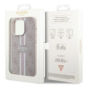 Kup Etui Guess GUHMP15XP4RPSP Apple iPhone 15 Pro Max hardcase 4G Printed Stripes MagSafe rózsaszín/pink - GUE3106 - {ean13} - Sklep Home Screen