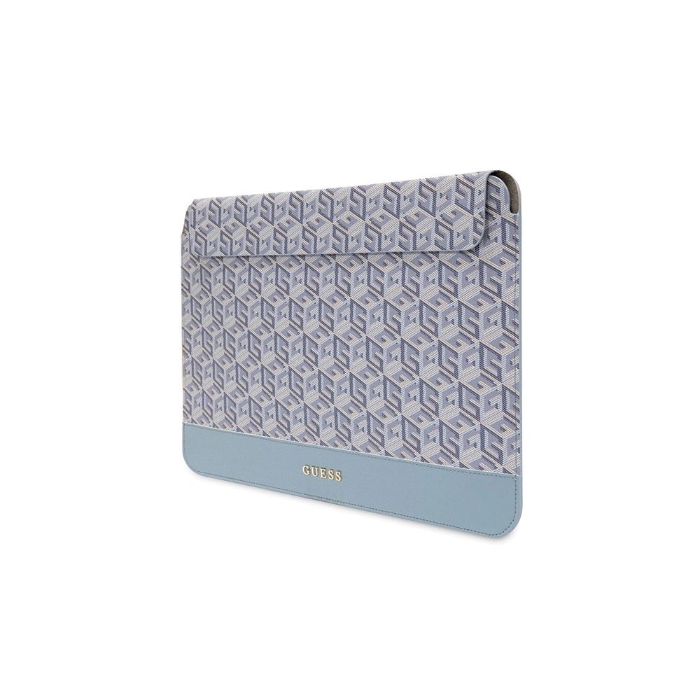 Torba Guess Sleeve GUCS14HGCFSEB 14" GCube Stripes niebieski/blue