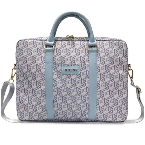 Kup Torba Guess GUCB15HGCFSEB 16" GCube Stripes kék/blue - GUE3109 - {ean13} - Sklep Home Screen