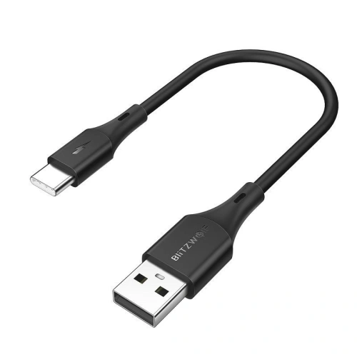 Kup Kabel USB-C BlitzWolf BW-TC13 3A 0,3m (czarny) - BLZ077BLK - {ean13} - Sklep Home Screen