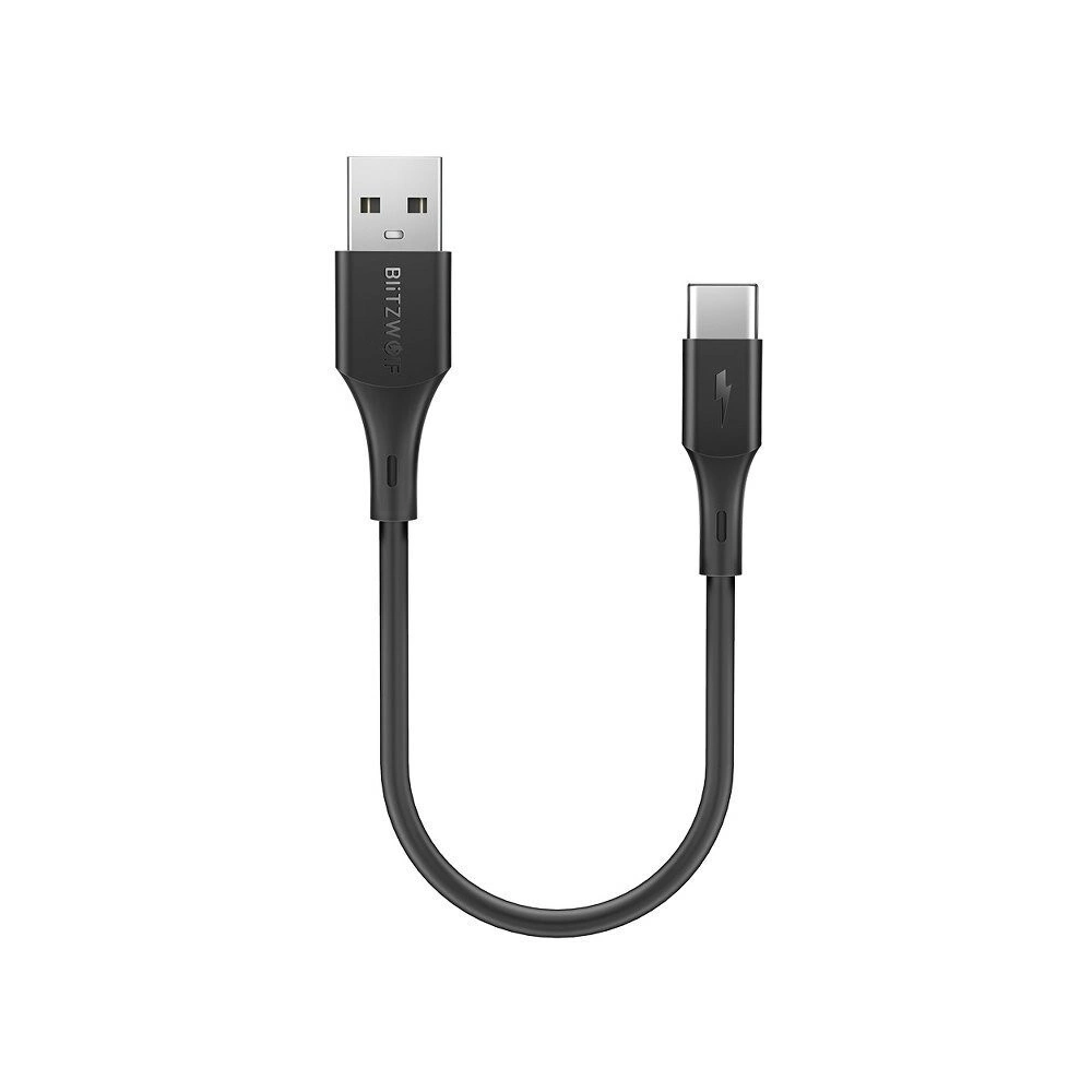 Kabel USB-C BlitzWolf BW-TC13 3A 0,3m (czarny)