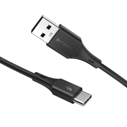 Kup Kabel USB-C BlitzWolf BW-TC13 3A 0,3m (czarny) - BLZ077BLK - {ean13} - Sklep Home Screen