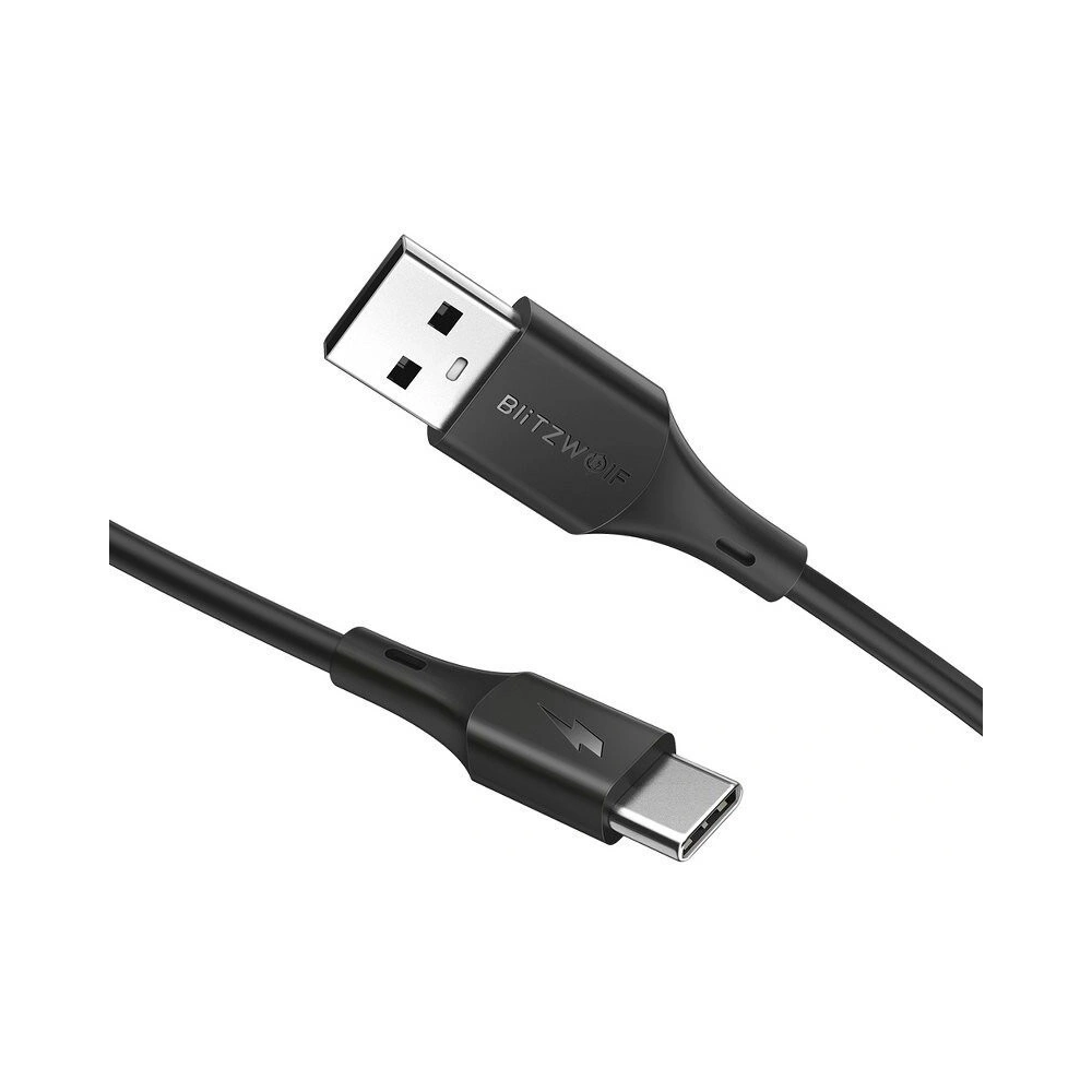 Kabel USB-C BlitzWolf BW-TC13 3A 0,3m (czarny)