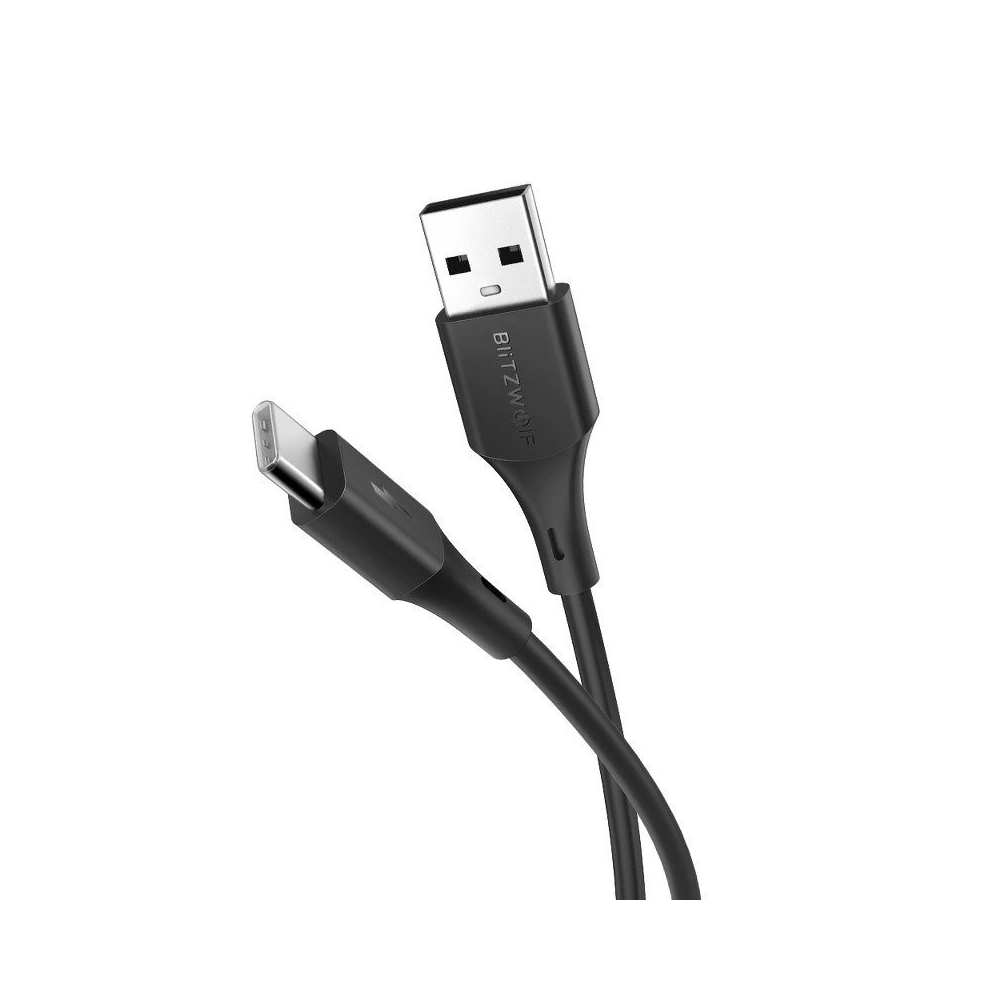 Kabel USB-C BlitzWolf BW-TC15 3A 1,8m (czarny)