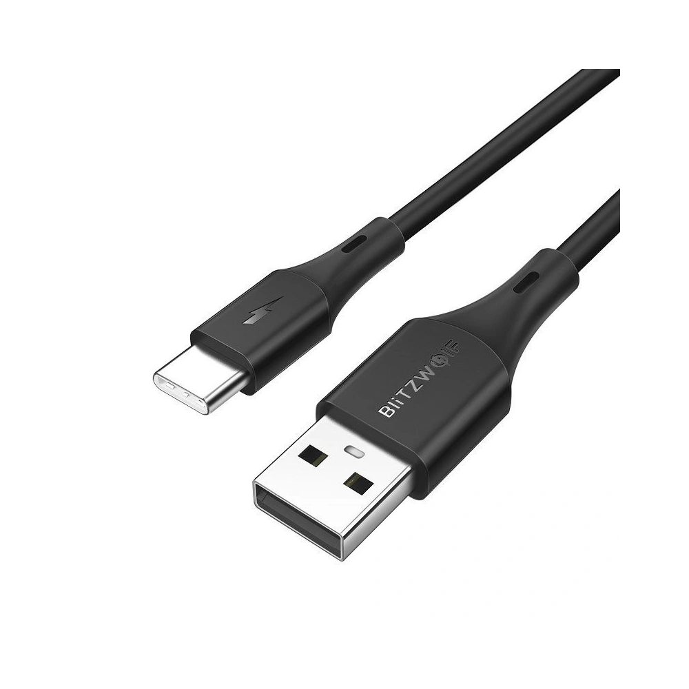 Kabel USB-C BlitzWolf BW-TC15 3A 1,8m (czarny)