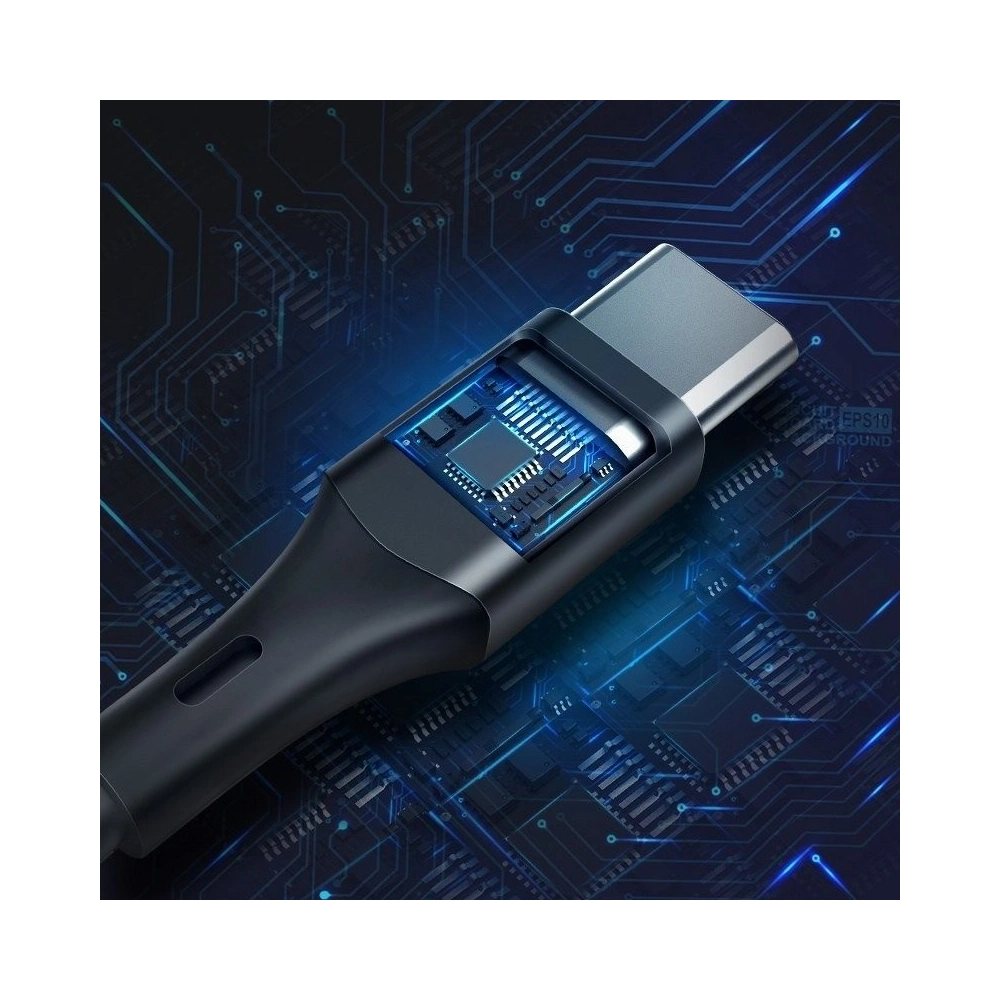 Kabel USB-C BlitzWolf BW-TC15 3A 1,8m (czarny)