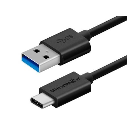 Kup Kabel USB-C 3.0 BlitzWolf BW-CB3 1m (černý) - BLZ079BLK - {ean13} - Sklep Home Screen