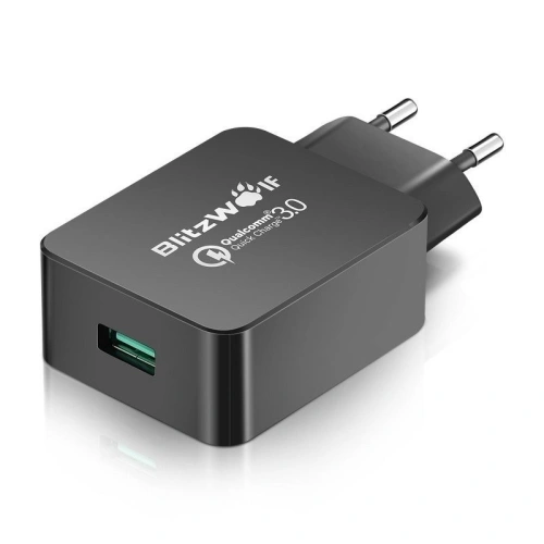 Kup BlitzWolf USB-Netzladegerät BW-S5 Quick Charge 3.0 18W (schwarz) - BLZ080BLK - {ean13} - Sklep Home Screen