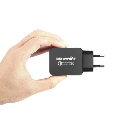 Kup BlitzWolf USB-Netzladegerät BW-S5 Quick Charge 3.0 18W (schwarz) - BLZ080BLK - {ean13} - Sklep Home Screen
