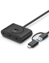 USB 3.0 + USB-C 3.1 UGREEN 4-Port HUB, OTG