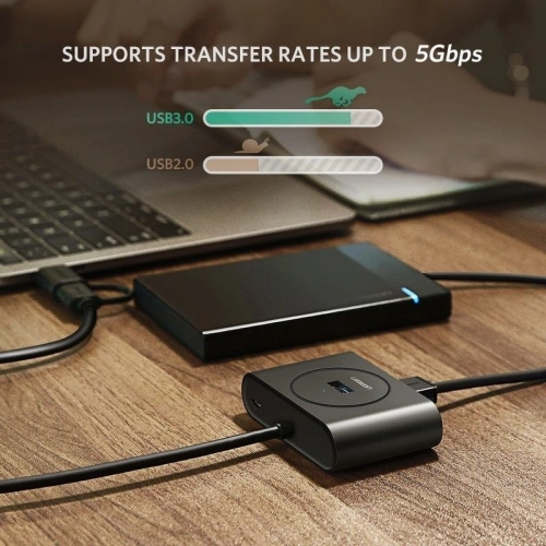 Kup USB 3.0 + USB-C 3.1 UGREEN 4-Port HUB, OTG - UGR078 - {ean13} - Sklep Home Screen