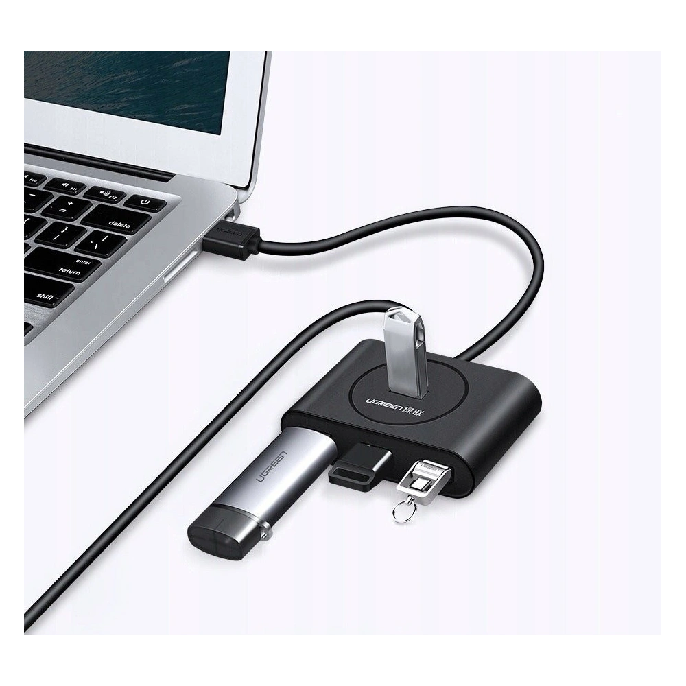 Hub USB 3.0 4w1 UGREEN 0,5m