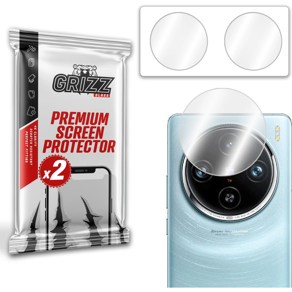 Szkło na aparat GrizzGlass HybridGlass Camera do Vivo X100