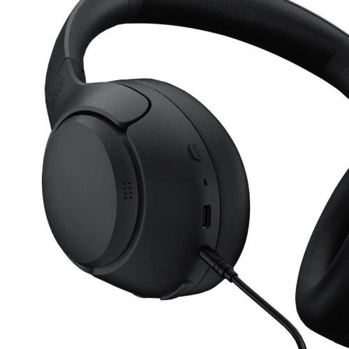 Buy QCY H3 Bluetooth wireless headphones 5.3 / mini jack 3.5mm black - QCY55 - {ean13} - Home Screen Store Europe