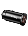 Car Charger Baseus Square 2xUSB QC3.0 5A 30W Black