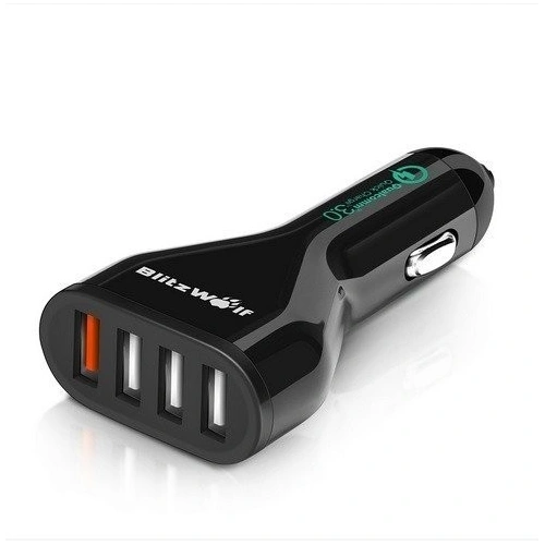 Kup Încărcător auto USB BlitzWolf BW-C10 4xUSB 54W Quick Charge 3.0, negru - BLZ081BLK - {ean13} - Sklep Home Screen