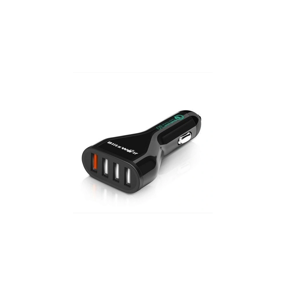 Ładowarka samochodowa USB BlitzWolf BW-C10 4xUSB 54W Quick Charge 3.0, czarna